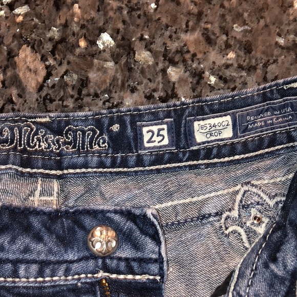 Miss Me Cuffed Jeans Crop size 25 (JE534OC2) - Picture 8 of 11